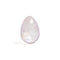 Chakrubs Prism Yoni Egg Clear Quartz non-drilled crystal egg for pelvic floor strengthening and energy healing.