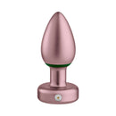 FemmeFunn Bougie Anal Plug Rose Gold, a luxurious anal plug with a smooth, weighty design in metallic rose gold.