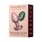 FemmeFunn Bougie Anal Plug Rose Gold packaging design, featuring anodized aluminum and sleek aesthetics.