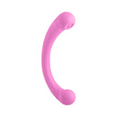 FemmeFunn Aluna Dual Stimulating Arc Vibrator Pink showing its unique dual-ended design.
