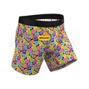 Shinesty Candy Crush Ball Hammock Pouch Underwear Large with a colorful candy hearts print.