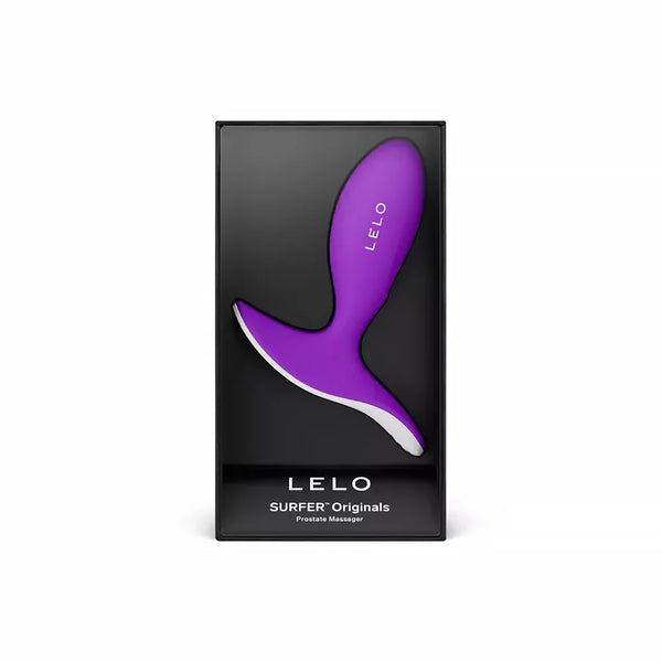 LELO SURFER Originals Prostate Massager in sleek packaging, designed for precise prostate stimulation.