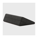Liberator Wedge Plus Size Sex Position Pillow Black side view on a gray background showcasing its sleek design.