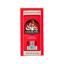 Cock Oil Water-Based Lube Collector's Drum 25 Foil Packets individual foil packet of water-based personal lubricant.