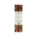 Exsens Body Oil Tiger Eye Macadamia 3.4 Oz ingredients list and vegan certification on packaging.