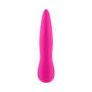 FemmeFunn Solia Flat Tip Bullet Vibrator Pink with a sleek flat design for full-surface stimulation.