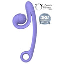 SVibe Snail Curve Special Edition Vibrator Periwinkle, a limited-edition dual stimulator, in periwinkle color.