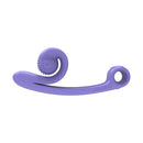 SVibe Snail Curve Special Edition Vibrator Periwinkle in unique ergonomic design, showcasing bold purple color and texture.