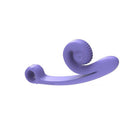 SVibe Snail Curve Special Edition Vibrator Periwinkle in periwinkle color showcasing its unique ergonomic design.
