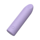 Adam & Eve Lilac Point Bullet Vibe in soft lilac silicone, designed for targeted stimulation with an angled tip.