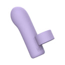 Adam & Eve Lust Loop Bullet Finger Vibe in silky-smooth silicone for intimate pleasure.