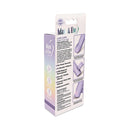 Packaging of Adam & Eve Lust Loop Bullet Finger Vibe featuring features and specifications.
