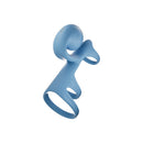 Svibe Snail Jovi Arc Couples Ring Blue Haze shown in blue, designed for comfort and control.