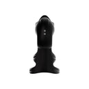 Svibe Snail Jovi Arc Couples Ring Noir Haze shown from the side, highlighting the unique contoured design.