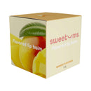 Sweetums Flavored Lip Balm Mango packaging with mango imagery and branding, perfect for tropical lip care.