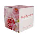 Sweetums Flavored Lip Balm Sweet Rose packaging with rose design, 9.5g, promoting floral flavor and hydration.