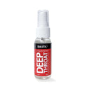 Adam & Eve Deep Throat Desensitizing Spray Strawberry bottle for comfortable oral play.