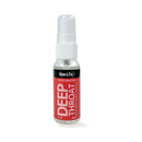 Adam & Eve Deep Throat Desensitizing Spray Peppermint bottle with minty-fresh formula for oral play.