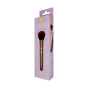 The Pleasure Company Brush Vibrating Bullet Gold elegant packaging with soft bristle brush and vibrator features.
