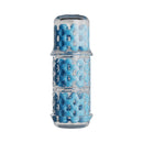 The Handy Mod Collection Core Sleeve Clear Blue replacement sleeve for automatic stroker, featuring a honeycomb design.