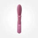 Vush Essentials Dual Rabbit Vibrator in pink, designed for G-spot and clitoral stimulation, featuring dual motors.
