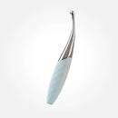 Vush Essentials Wand Tip Vibrator in sleek design with silky-smooth silicone and metallic accents for precision pleasure.
