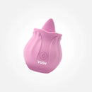 Vush Essentials Flicking Vibrator in pink silicone, designed for precise clitoral stimulation with flickering tip.