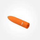 Vush Essentials Bullet Vibrator in bright orange, compact design for pleasure on the go.