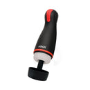 JOCK Blaze Vibrating Sucking & Warming Masturbator, sleek design with dual function for enhanced pleasure.