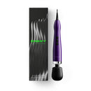 Doxy Die Cast Max Plug-in Wand Massager Purple alongside its sleek packaging