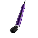 Doxy Die Cast Max Plug-in Wand Massager Purple, featuring a sleek design, solid die cast body, and powerful plug-in functionality.