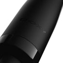 Doxy Original Massager Wand Black close-up showing the sleek design and branding.