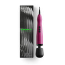 Doxy Original Massager Wand Pink displayed with packaging, showcasing its design and features.
