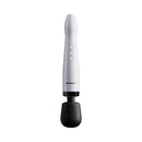 Doxy Die Cast Max Cordless Wand Massager White showcasing its sleek design and user-friendly controls.