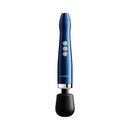 Doxy Die Cast Compact Cordless Wand Vibrator Blue, a sleek and powerful compact massager.