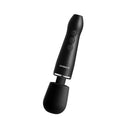 Doxy Go Travel-sized Wand Massager Black featuring a sleek design and easy-to-use controls for ultimate pleasure.