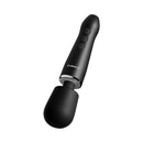 Doxy Go Travel-sized Wand Massager Black in sleek design, compact and powerful for on-the-go relaxation.