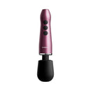 Doxy Go Travel-sized Wand Massager Pink with anodized aluminum body and ergonomic design.