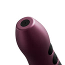 Doxy Go Travel-sized Wand Massager Pink close-up showing the sleek design and functional features.