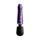 Doxy Go Travel-sized Wand Massager Purple showcasing its sleek design and functionality for travel and everyday use.