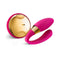 LELO TIANI 24K Couples Massager Cerise in cerise pink with 24-karat gold ring, designed for intimate couple experiences.