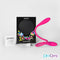 PicoBong Transformer Two Ended Vibrator Cerise with box and accessories on a white background