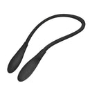 PicoBong Transformer Two Ended Vibrator Black showcasing its flexible design and double-ended shape.