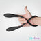 PicoBong Transformer Two Ended Vibrator Black held in hand, showcasing its flexible design and dual-ended functionality.