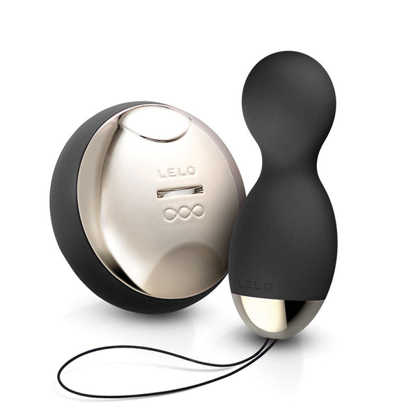 LELO HULA Beads Remote Control Vibrating Beads Black with sleek design and remote for enhanced pleasure.