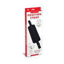 Me You Us Sex Position Strap for Couples packaging showing wide padded strap for secure support in bedroom.