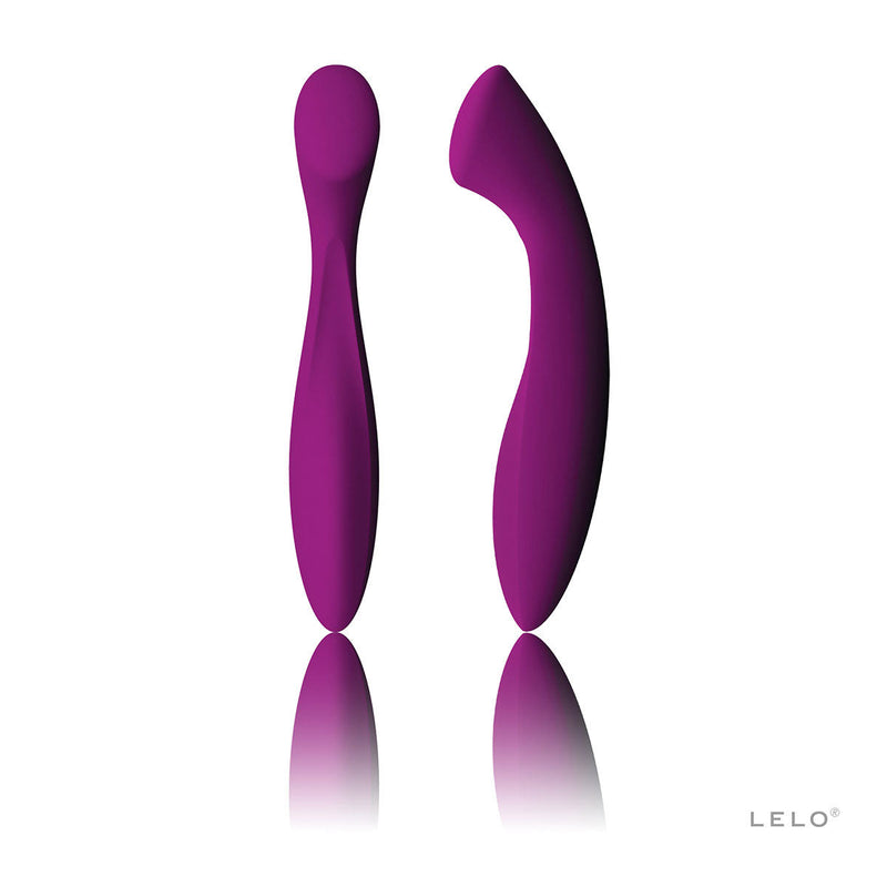LELO Ella G Spot Massager Deep Rose, a dual-ended non-vibrating pleasure object for sensual exploration.