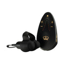 Hot Octopuss Jett Turbo Frenulum Vibrator Black showcasing its sleek design and controls for ultimate pleasure.
