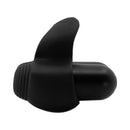 Hot Octopuss Jett Turbo Frenulum Vibrator Black side view, showcasing ergonomic design and powerful vibration.