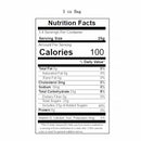 Nutrition facts for Little Genie Eat It Pussy Candy 3 Oz Bag showcasing calories and serving details.